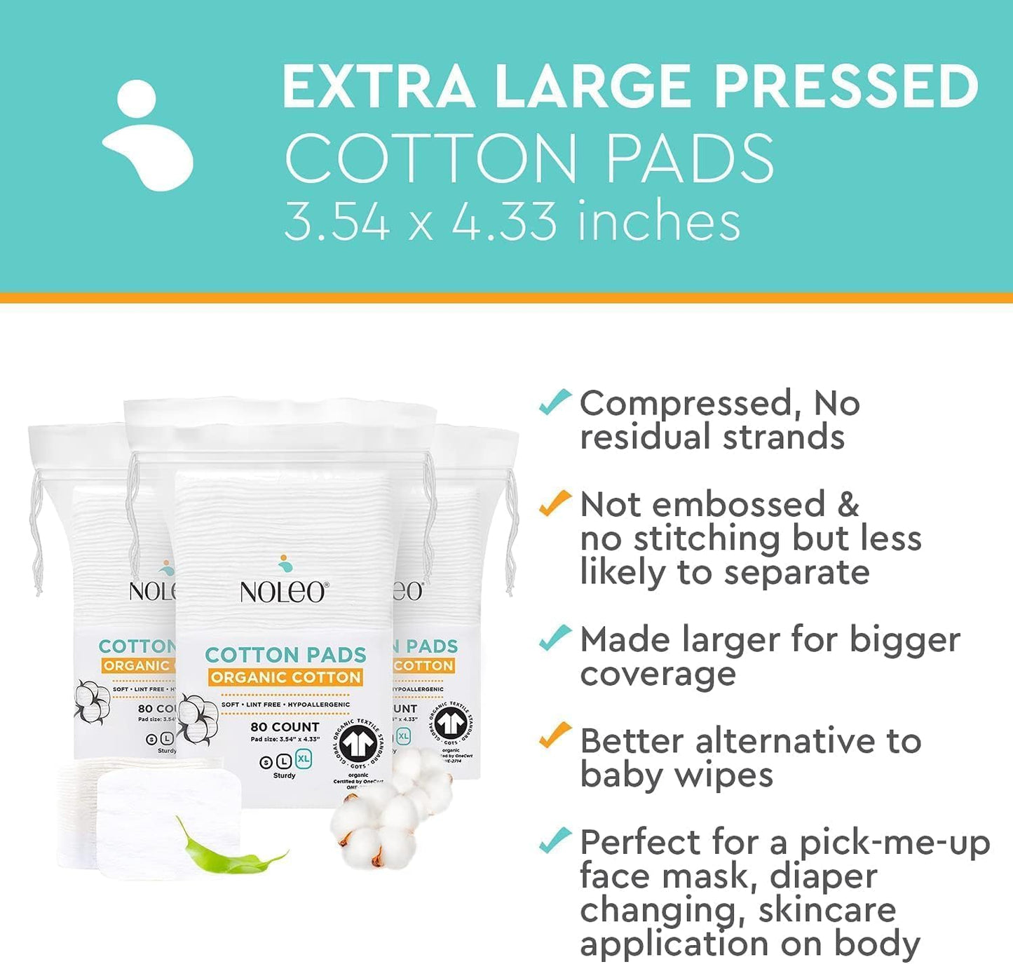 Organic Cotton Rounds & Pads